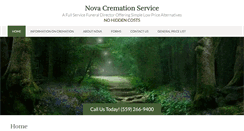Desktop Screenshot of novacremationservice.com